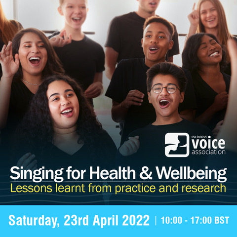 Singing for Health and Wellbeing poster