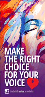 Make the right choice for your voice (leaflet cover)