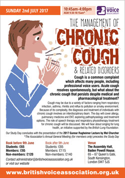 Management of chronic cough and related disorders - course poster