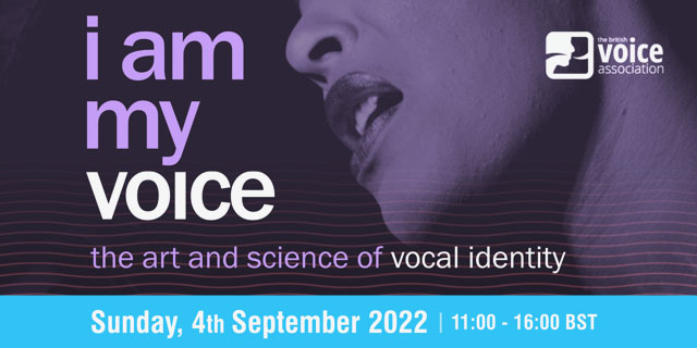 Banner for I Am My Voice event